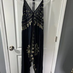 Black Mayan Backless dress